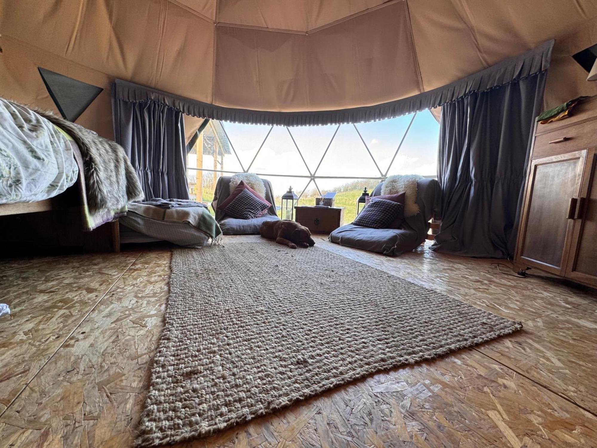 Geodesic Dome Glamping Hotel Llanidloes Exterior photo