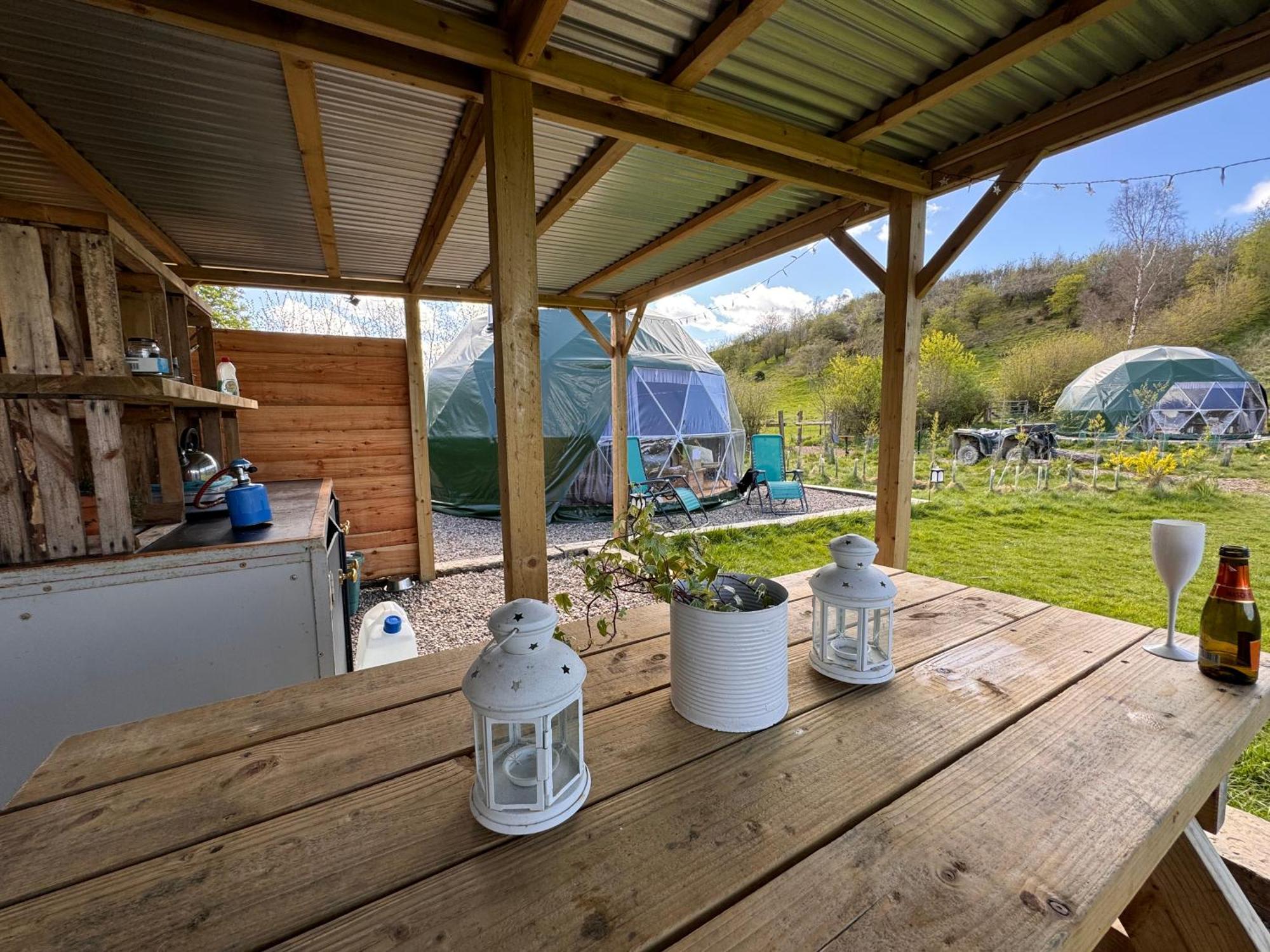 Geodesic Dome Glamping Hotel Llanidloes Exterior photo
